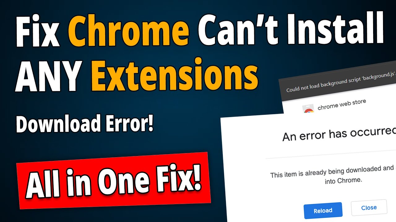 [SOLVED] I Can Not Install ANY Chrome Extensions - Fix 2026