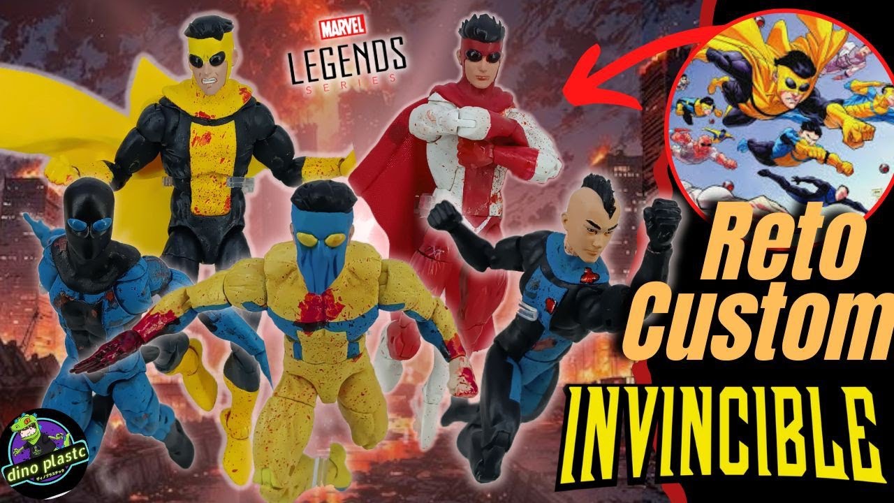 Reto custom invencible ¡¡¡5 figuras en 4 días !!!!!!🥶🥶😭 #invencibles