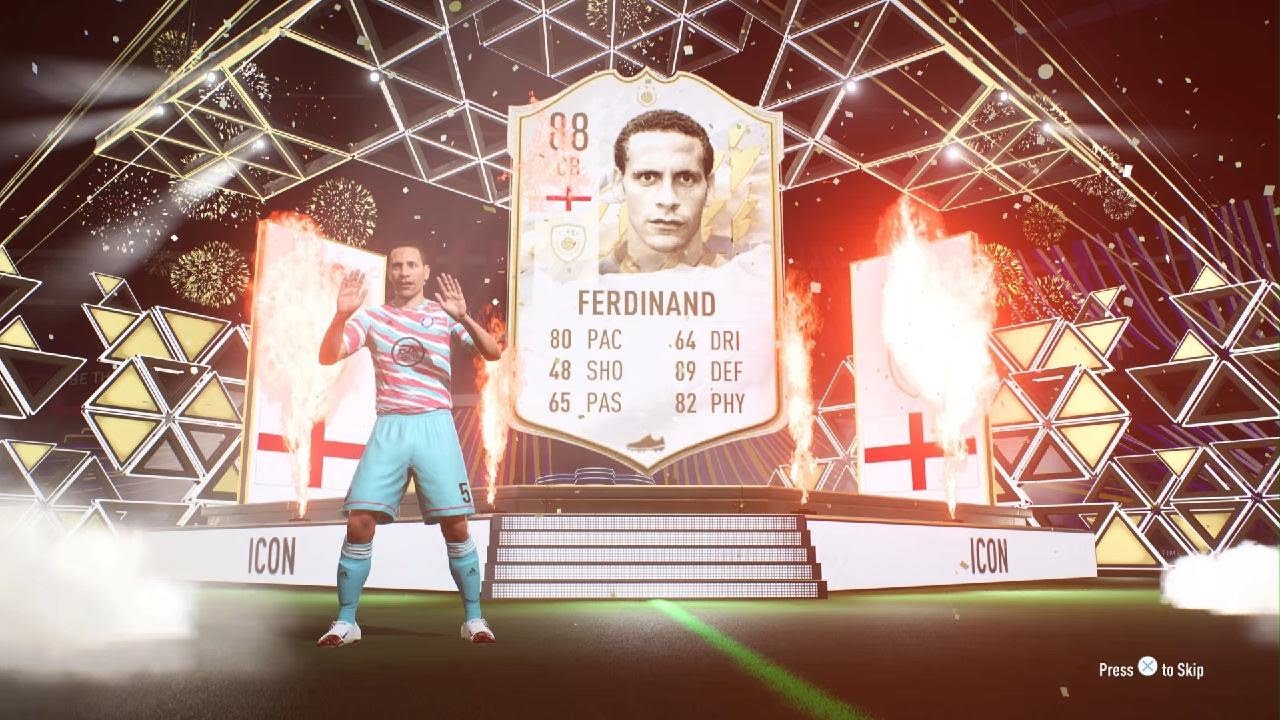 FIFA 22 RIO Ferdinand ICON SWAPS PLAYER DONE GOT WALKOUT