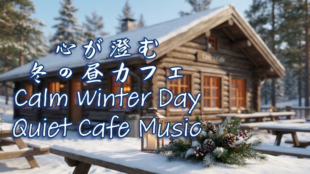 【作業・勉強用BGM】雪景色に包まれる、静かな高原カフェのアコースティックジャズ Calm Acoustic Music for Focus & Relaxation