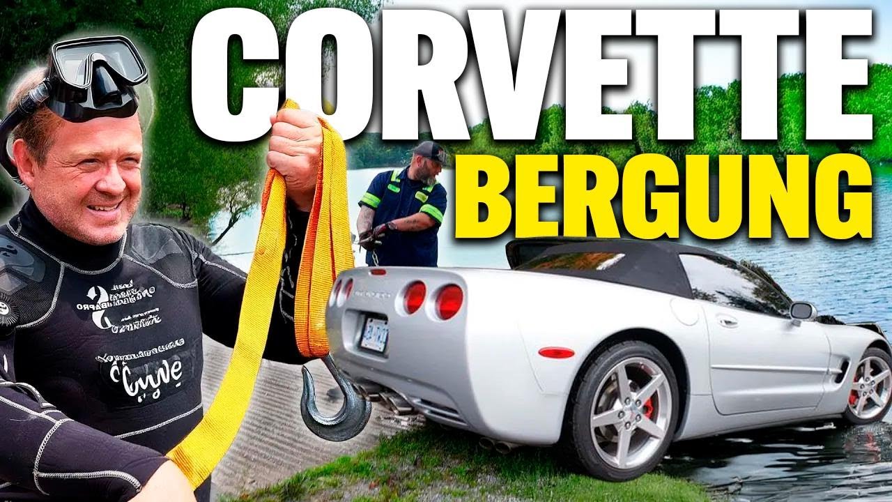 Corvette Cabrio nach 15 Jahren aus dem Fluss geborgen – Schau dir unseren Fund an!