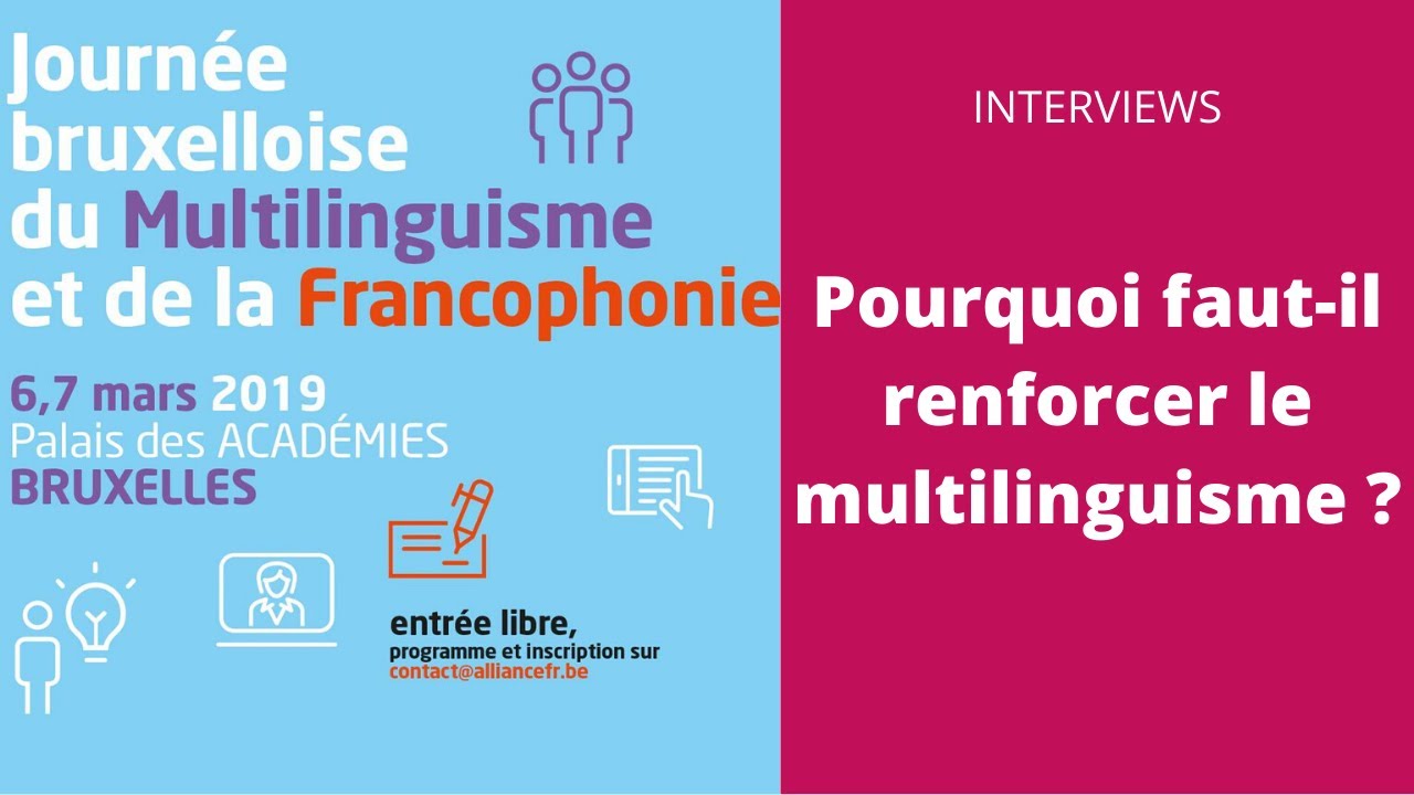 JBMF2019 - Pourquoi faut-il renforcer le multilinguisme ?