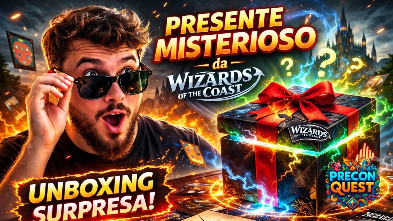 O que tem dentro desse presente da Wizards? 🤯