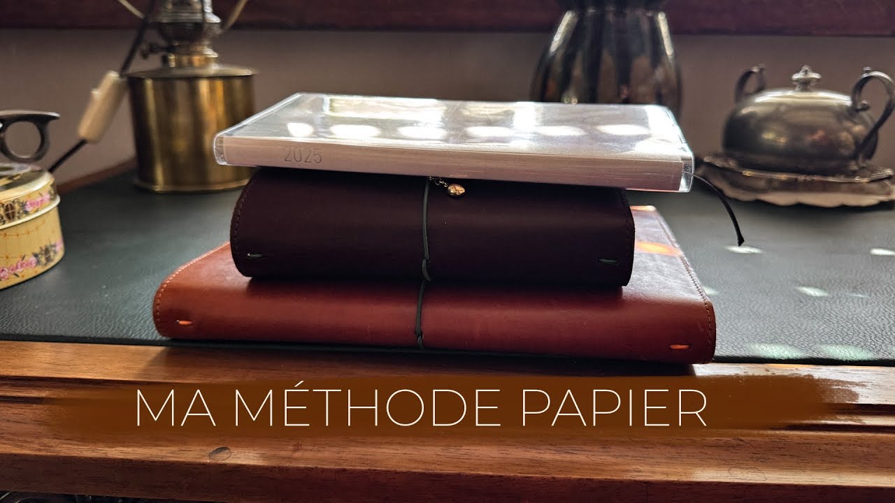 Pourquoi j’utilise 3 carnets pour m’organiser : mon setup analogique