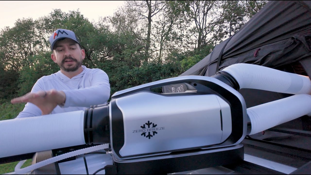 How to Set up the ZERO BREEZE Mark 2 Portable A/C on Your Roof Top Tent