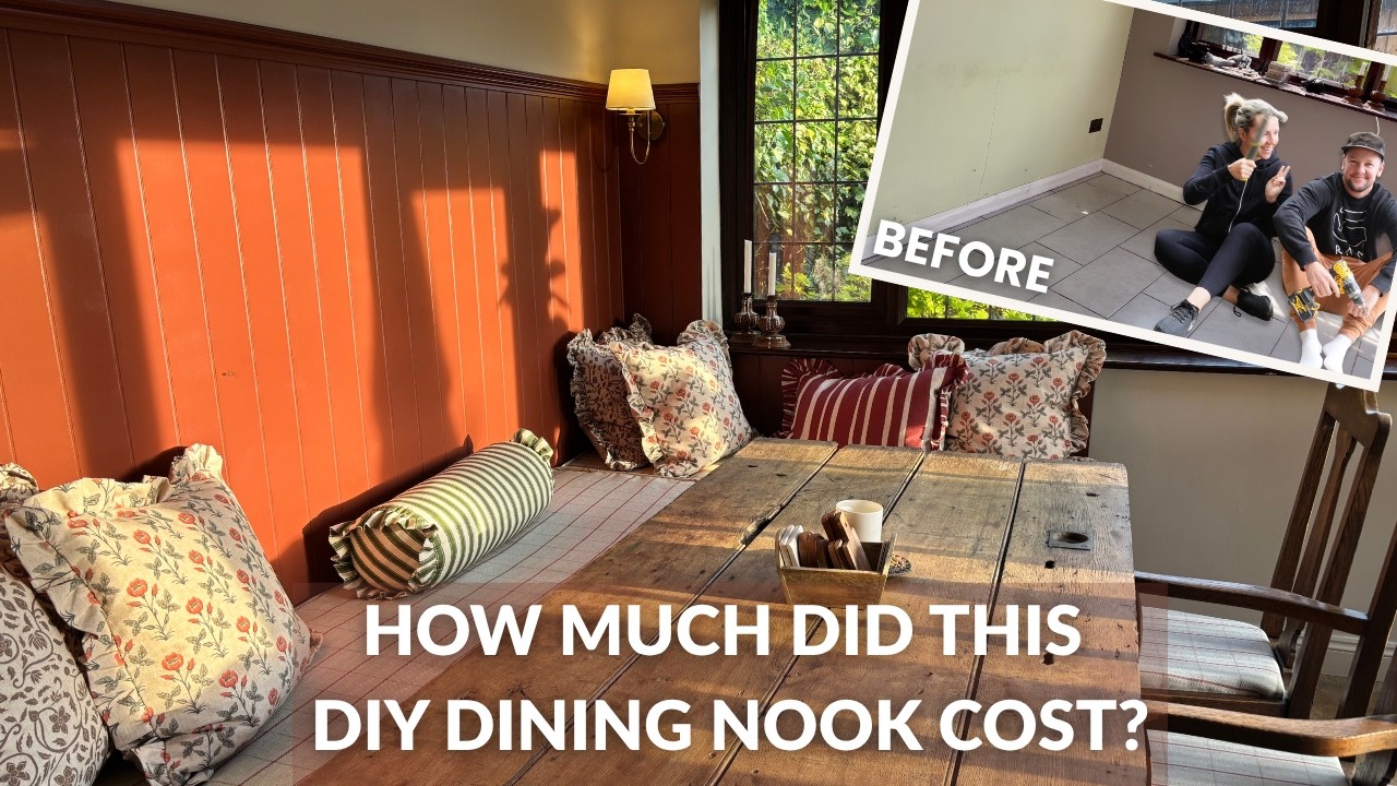 Country Dining Nook Transformation is Complete & New Kitchen is Ordered!