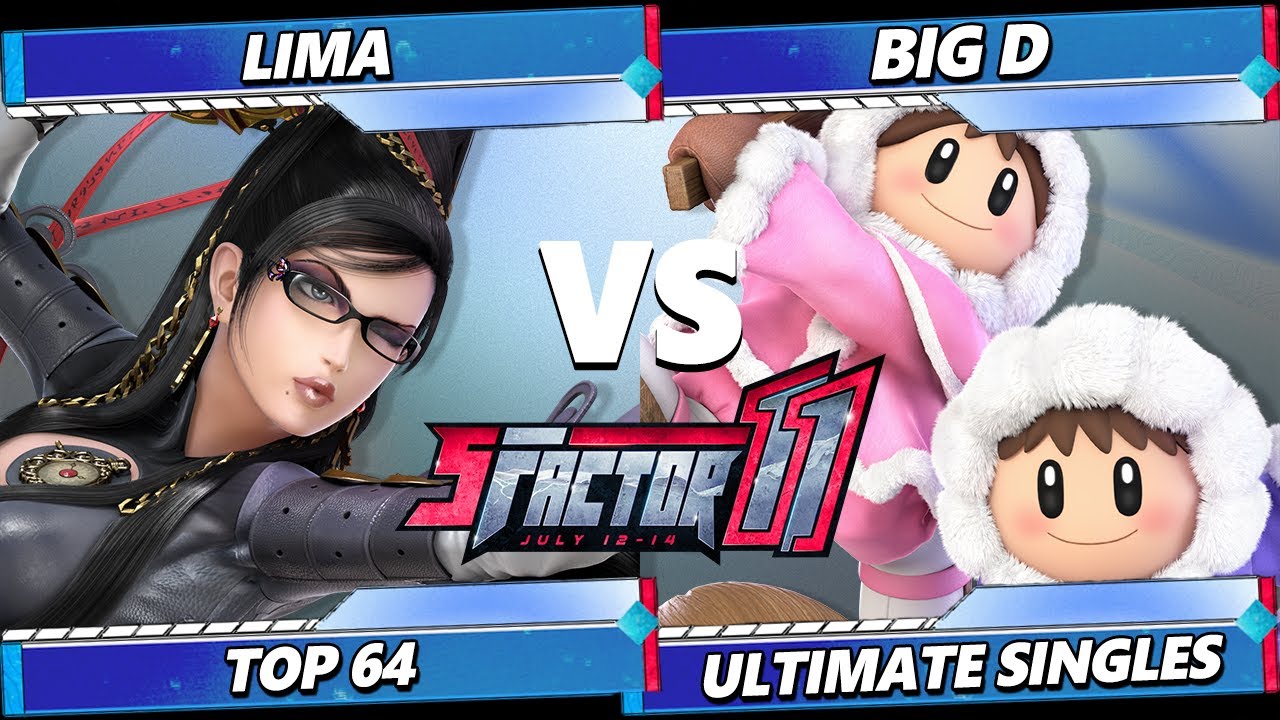S Factor 11 - Lima (Bayonetta) Vs. Big D (Ice Climbers) Smash Ultimate - SSBU