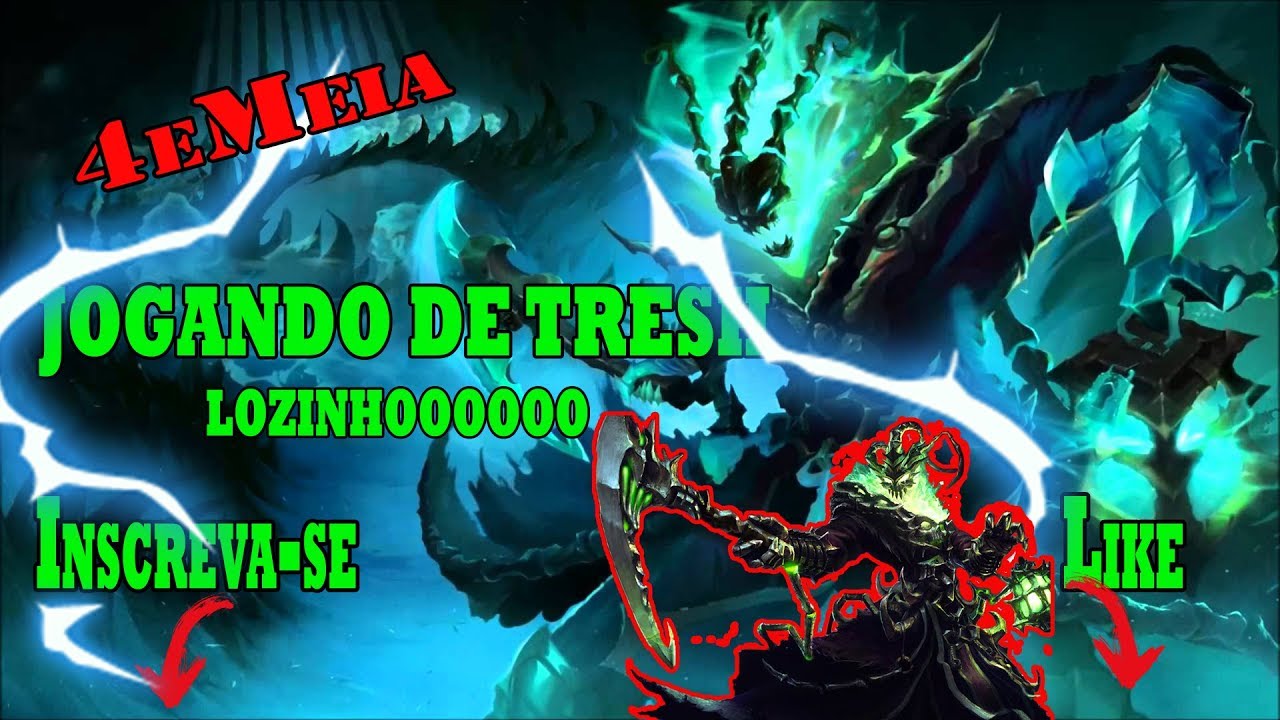 League of Legends jogando de thresh #MundoGamer 1080p 60fps 2018