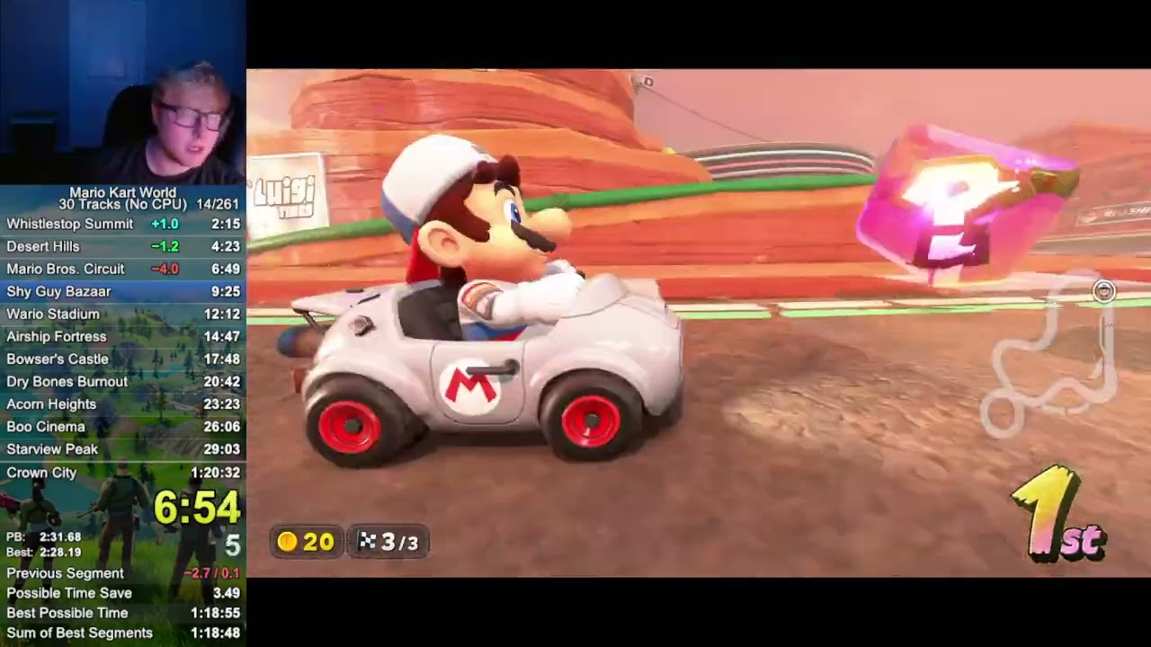 [WR] All 30 Tracks Speedrun in 1:17:30 (VS Mode, No CPU) - Mario Kart World