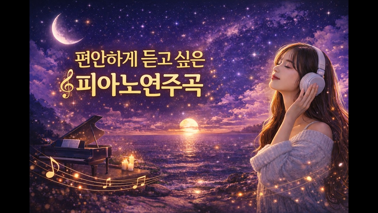 편안하게 듣고싶은 피아노연주곡,Relaxing Piano Instrumental Playlist
