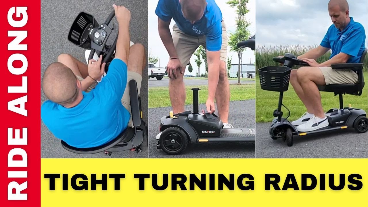 Ride Along Video Of Pride Go-Go Elite Traveller 2 4-Wheel Portable Scooter