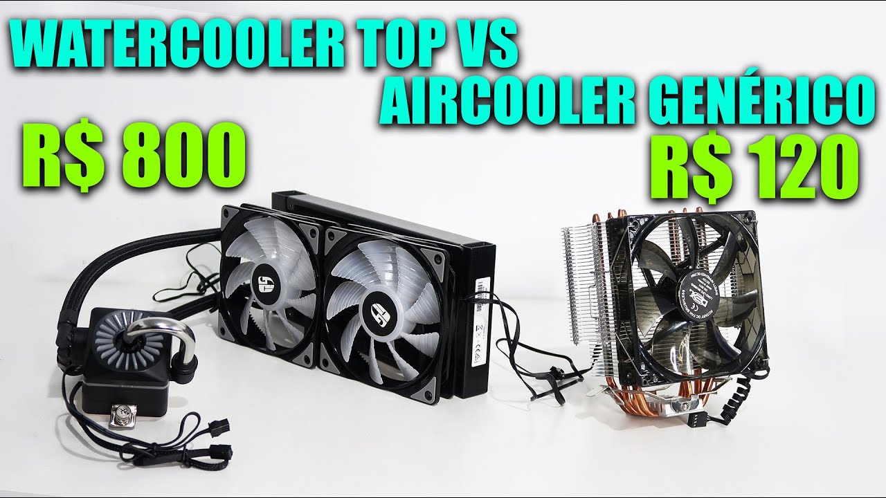 AIR COOLER DE 120 REAIS VS WATER COOLER DE 800 REAIS! EXISTE MUITA DIFERENÇA?