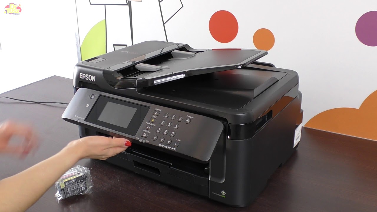 Drukarka Epson WorkForce WF-7710 DWF &ndash; rozpakowanie i pierwsza instalacja I DrTusz.pl