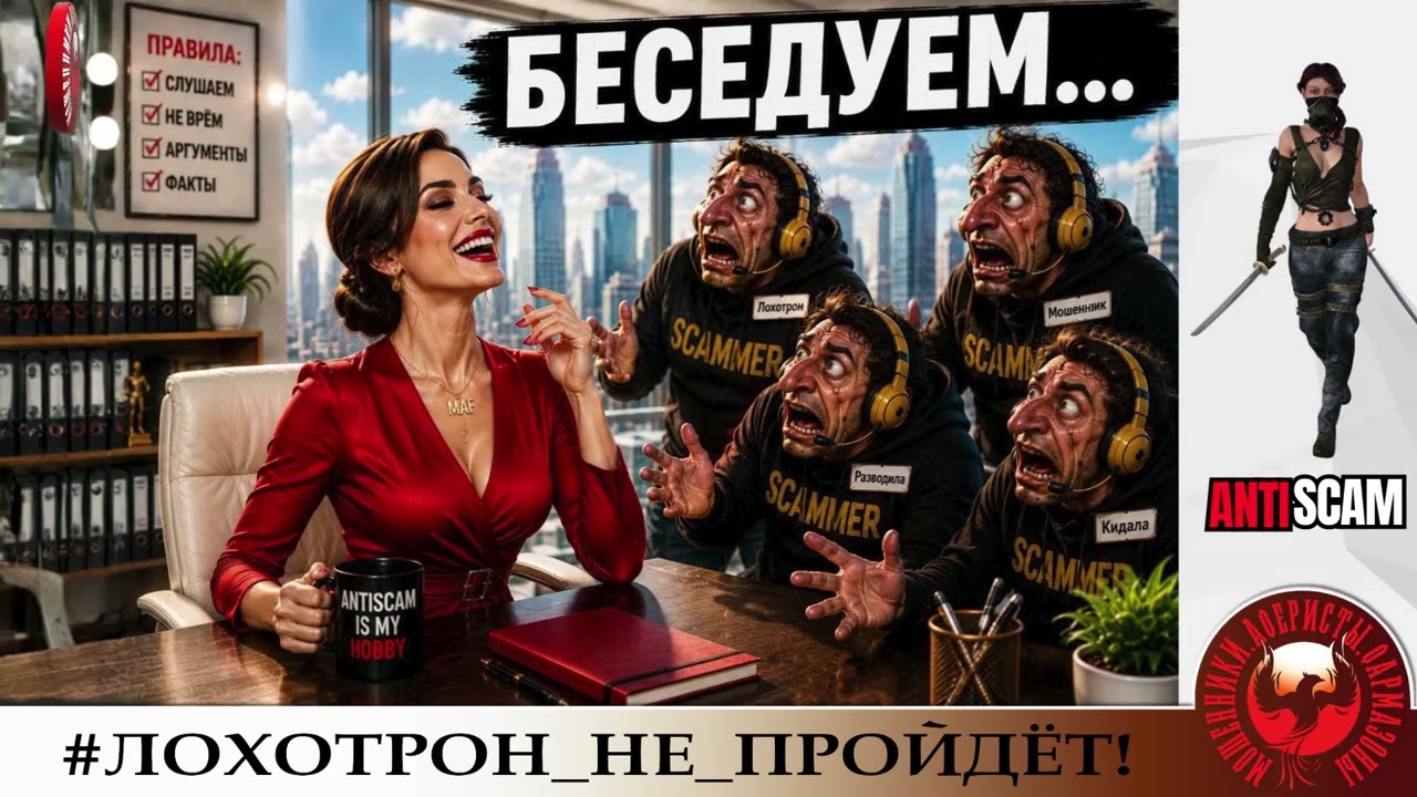 AntiFraud&mdash;Ольга Борисовна снова и снова троллит мошенников