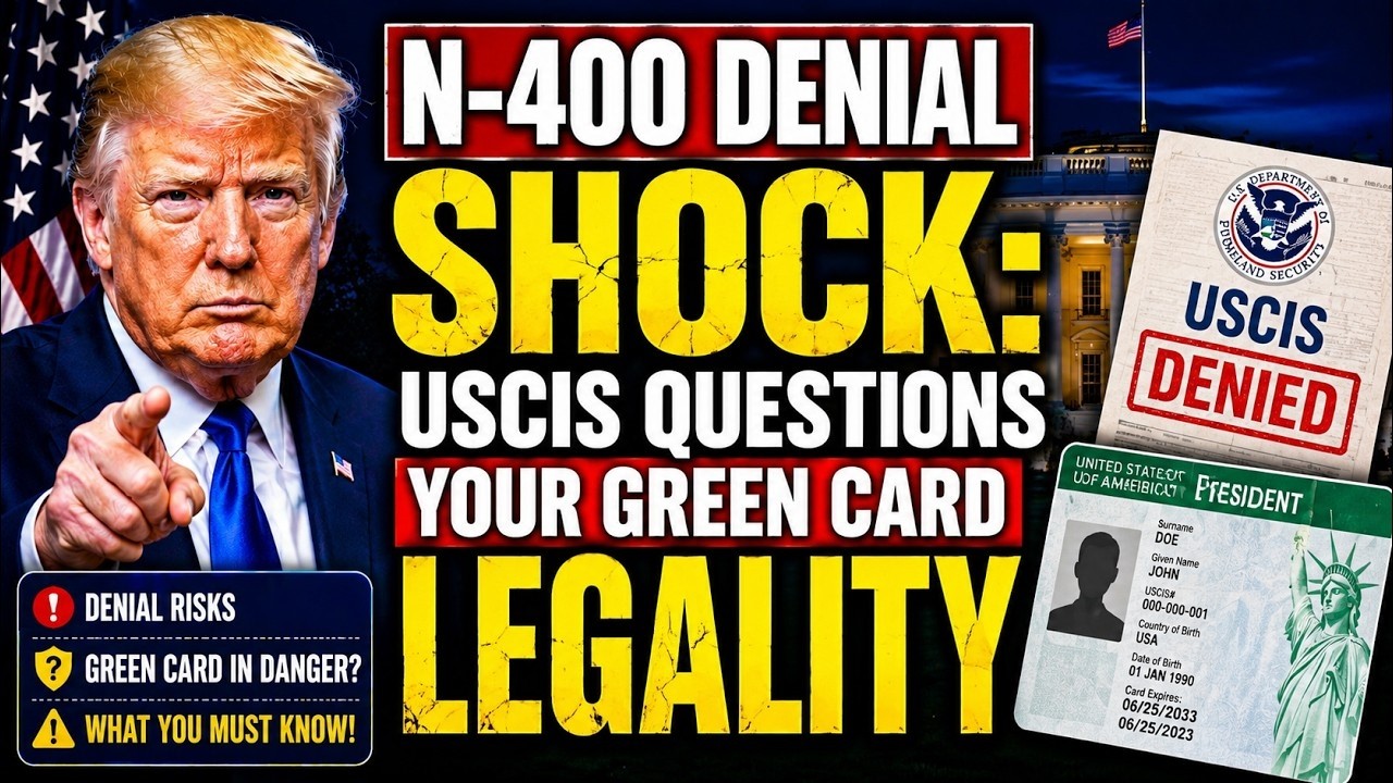 N 400 Denial Shock USCIS Questions Your Green Card Legality