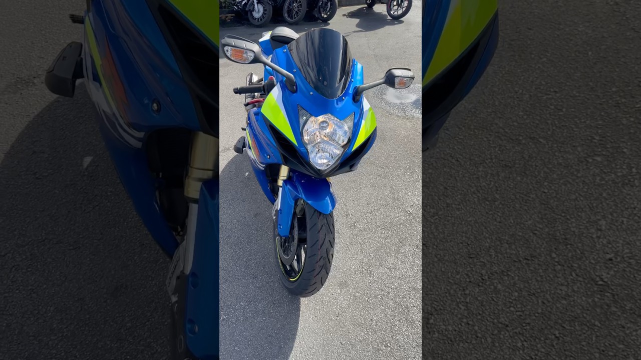 2016 Suzuki GSX-R 750 with Akrapovic exhaust
