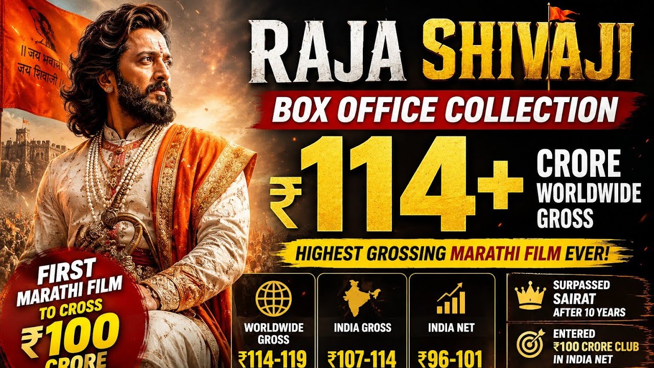 Raja Shivaji Box Office Collection Day Wise | ₹100 Crore Historic BLOCKBUSTER 😱
