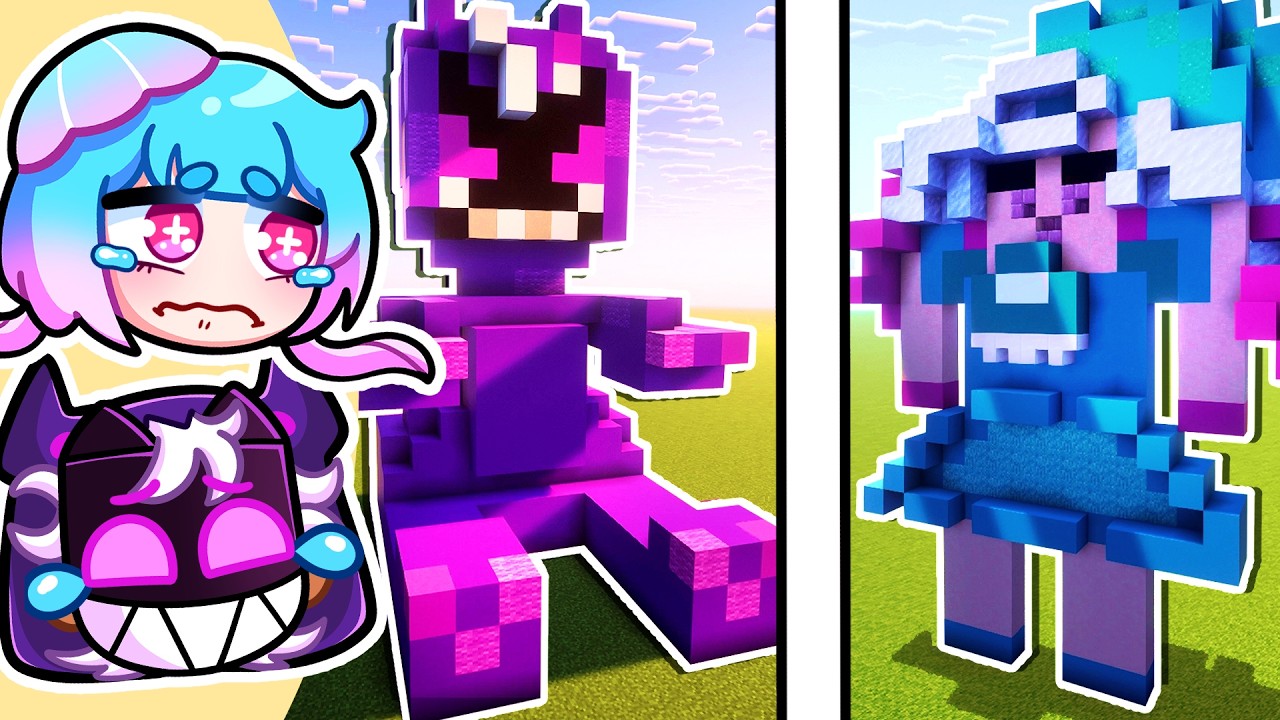 Sunny vs Yuyu na BATALHA DE CONSTRUÇÃO do MINECRAFT