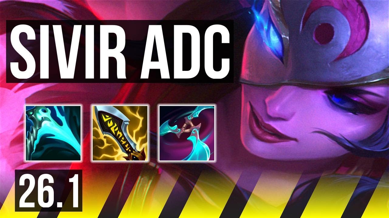 SIVIR & Soraka vs YUNARA & Sona (ADC) | Good KDA: 12/1/10, 45K damage | EUW Master | 26.1