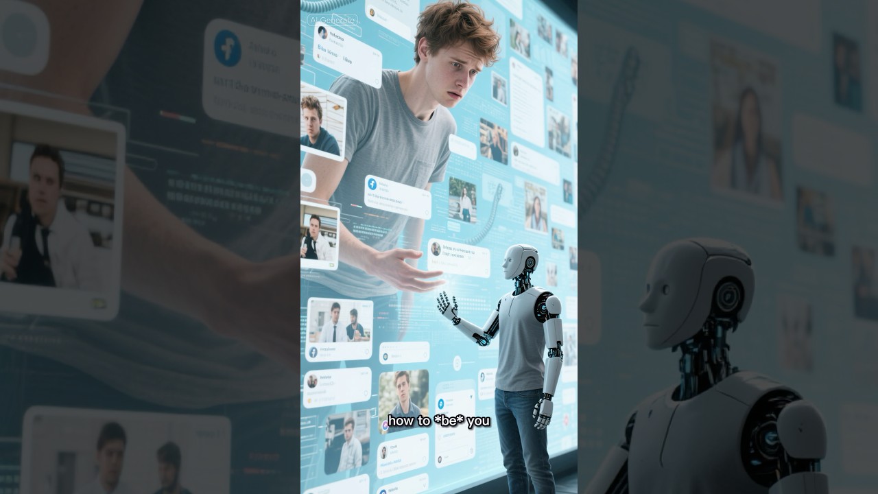 What If AI Could Create a Perfect Clone of You? 🤯🧬 #ai4u #ai #clone #futuretech #fypシ