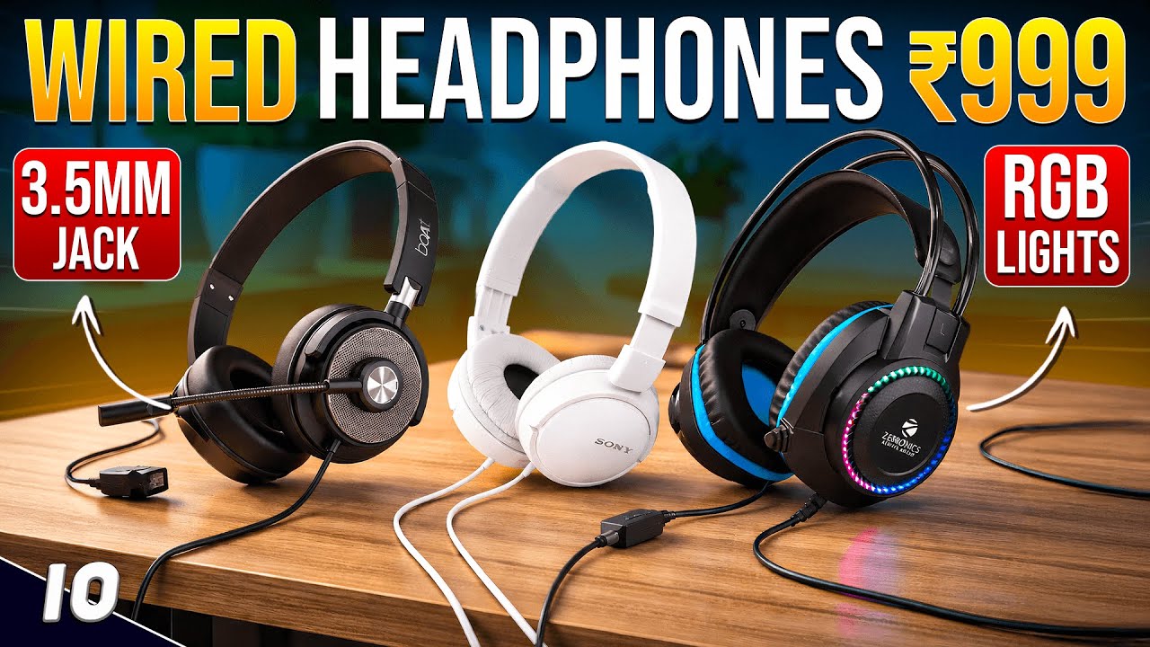 Best Wired Headphones Under 1000🔥Best Headphones Under 1000 in 2026