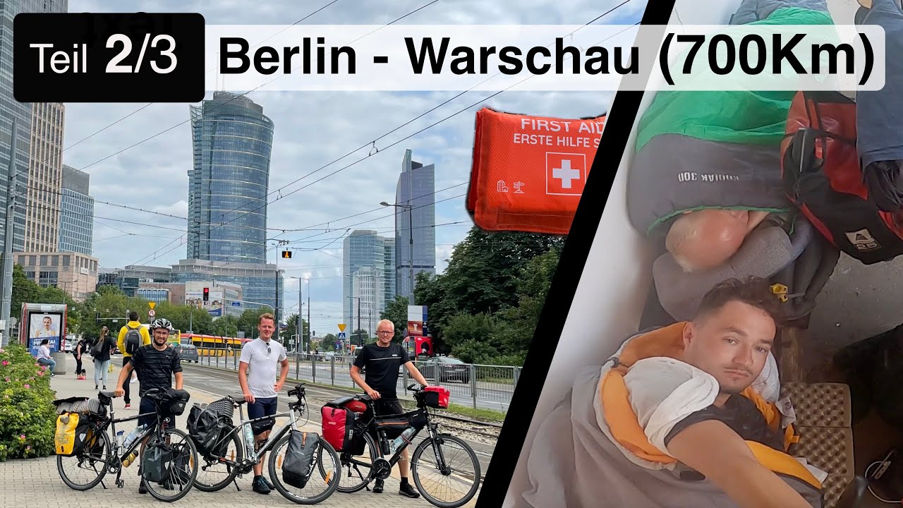 2.000 Km Fahrradtour 😳 Teil 2 - Wildcamping in Polen 🏕