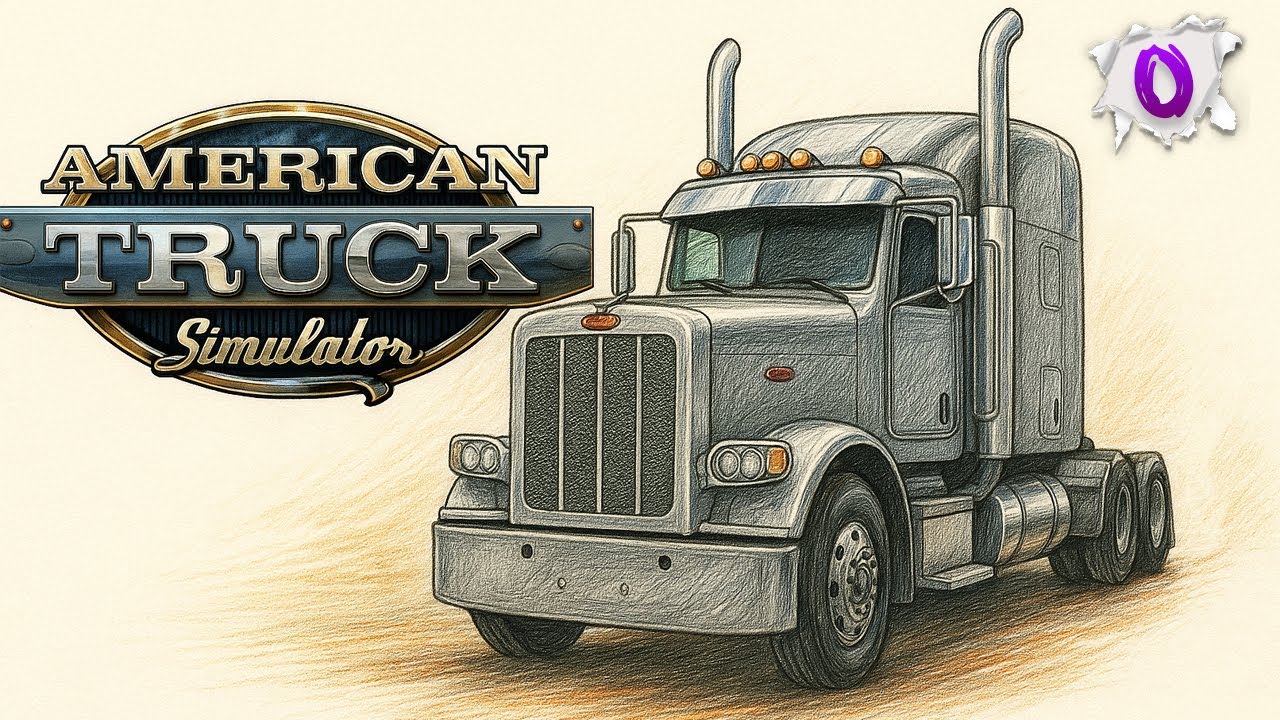 Пробуем American Truck Simulator на руле Moza R5 | No Comments