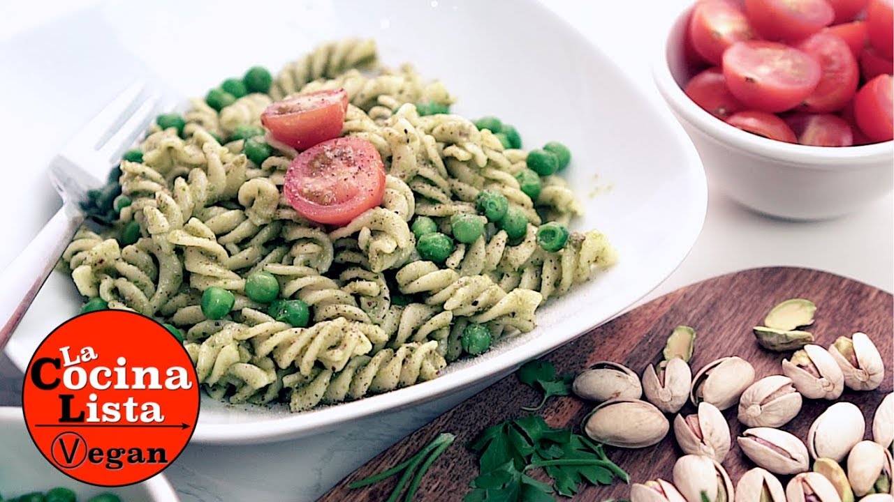 PASTA con SALSA de PISTACHOS  en 15 min!! |Deliciosa!!❤⎮  Receta Vegana