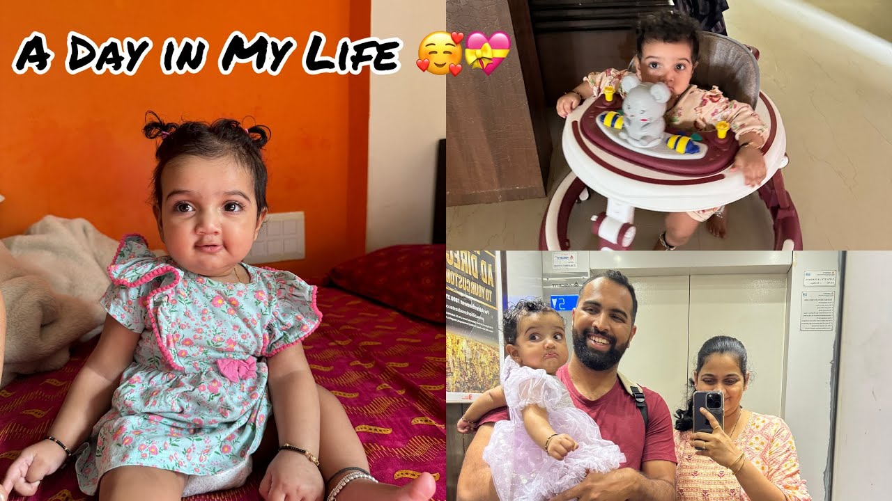 A Day in the Life with a 10 Month Aarna Baby @chethanapramathkannadavlog | Kannadavlog