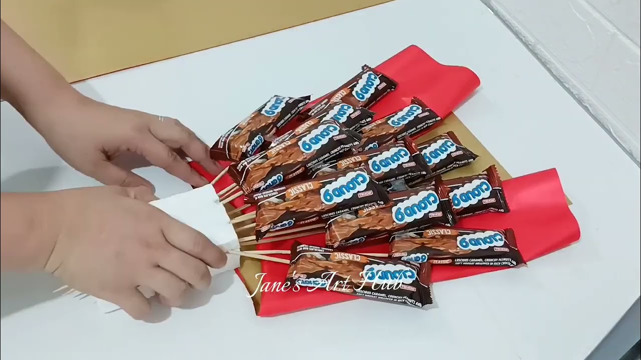 HOW TO MAKE CHOCOLATE BOUQUET FOR MOTHER'S DAY