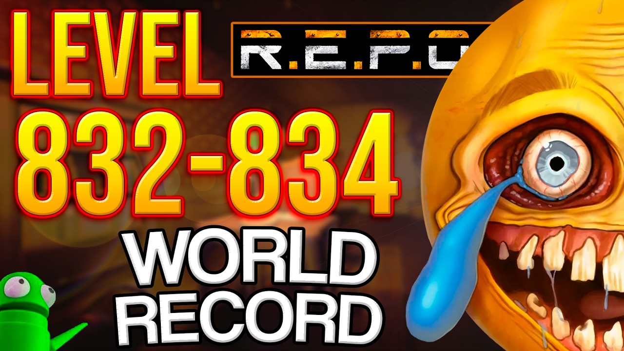 R.E.P.O. Solo World Record Level 832-834 | ELSA BUGGED THE WHOLE LEVEL!💀