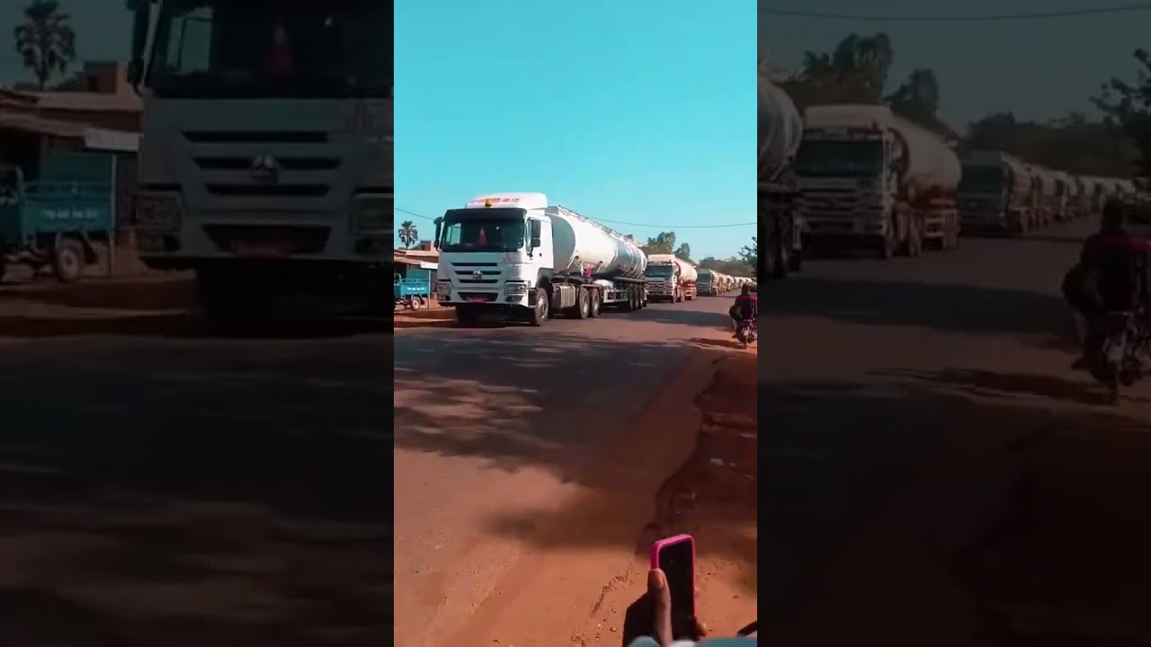 📍#Bamako #mali  : 290 citernes arrivent &agrave; l&rsquo;instant #essence #carburant