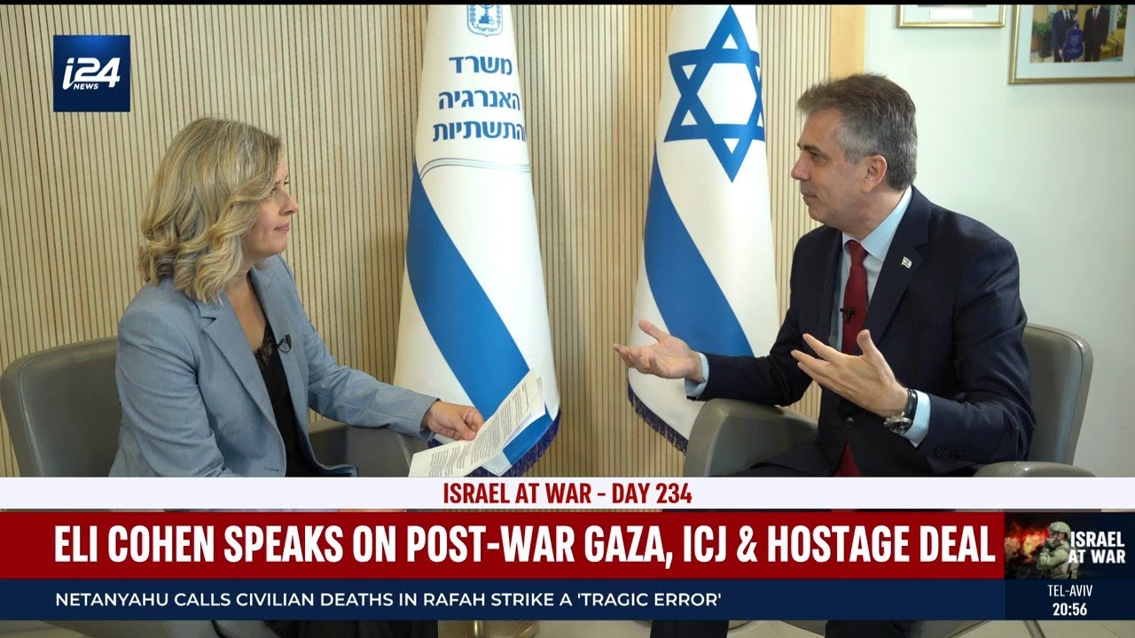 i24NEWS Exclusive: Fmr. Israeli Foreign Minister Eli Cohen speaks on post-war Gaza
