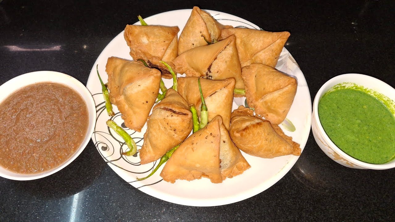 Punjabi Samosa Or Chatpati Tamatar Ki Chutney😍🔥