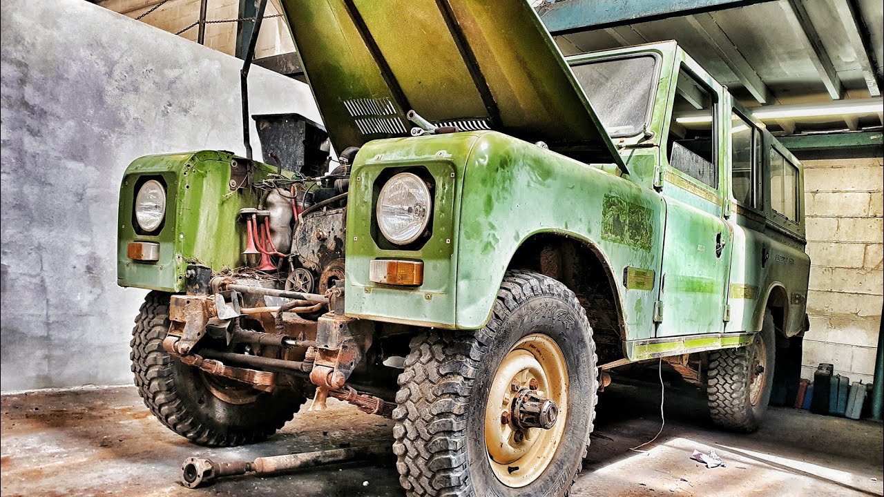 Conseguiremos adecentar este Land Rover Cazorla??? la cosa está complicada.