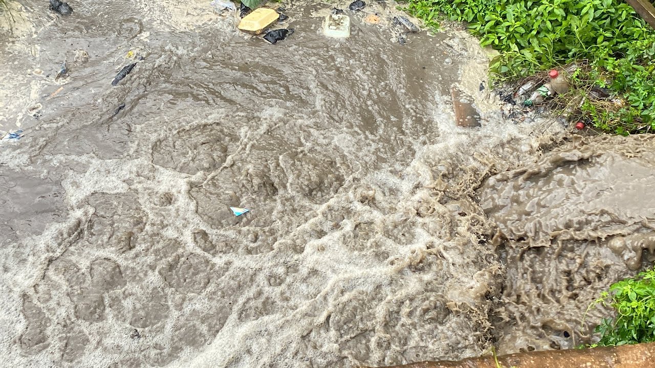 Another Heavy Rainfall In Takoradi-Ghana🇬🇭 (Assakae) Reality - Walk Video