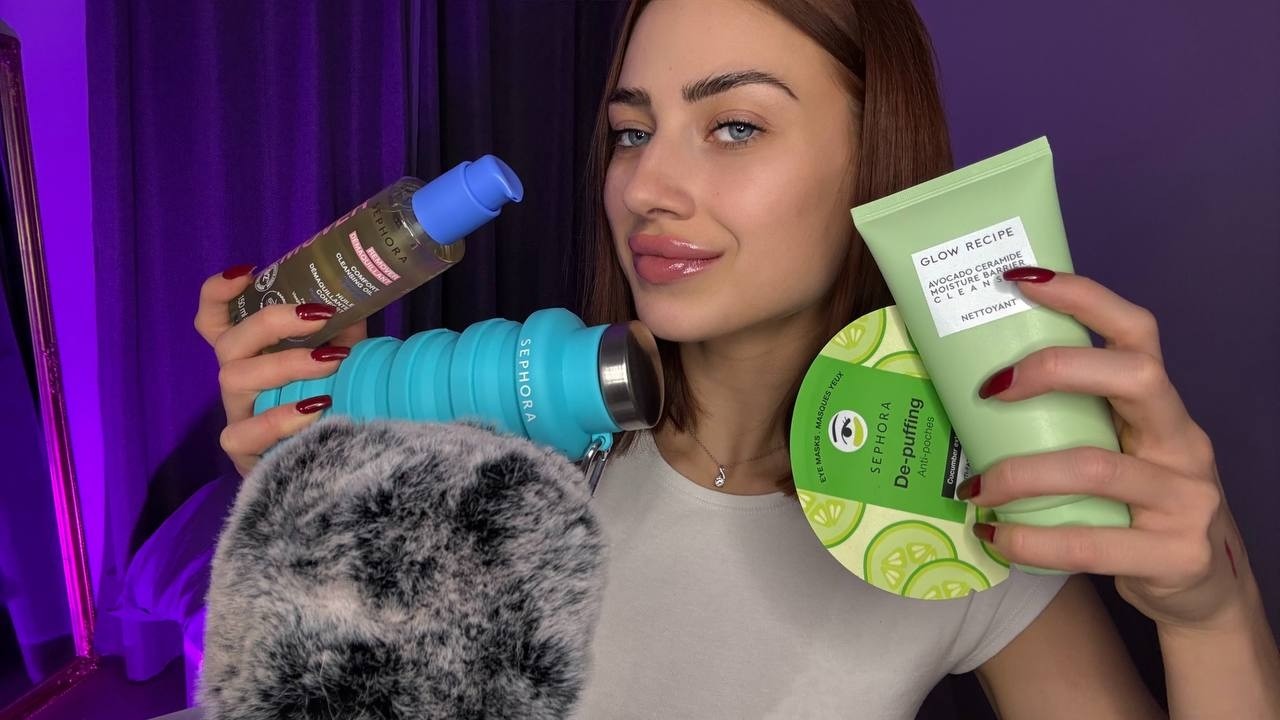 ASMR Haul – Je te Montre mes Derniers Achats Skincare Sephora Pour Dormir💤