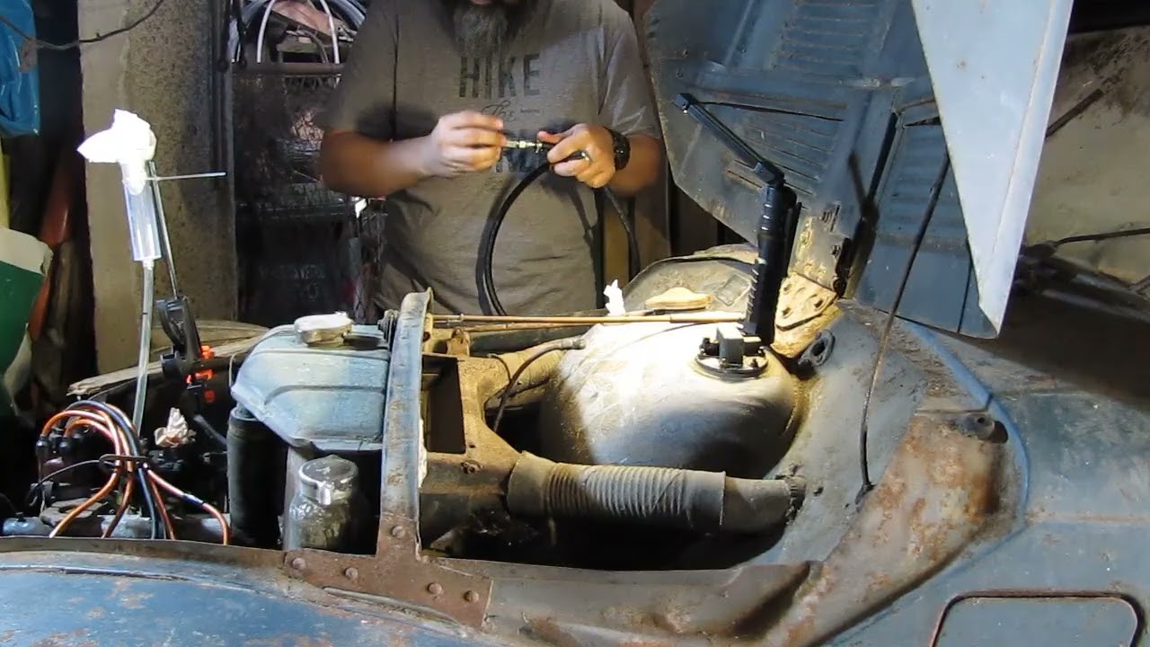 Fiat topolino 500 C Belvedere - Parte 12  Prova pompa alimentazione