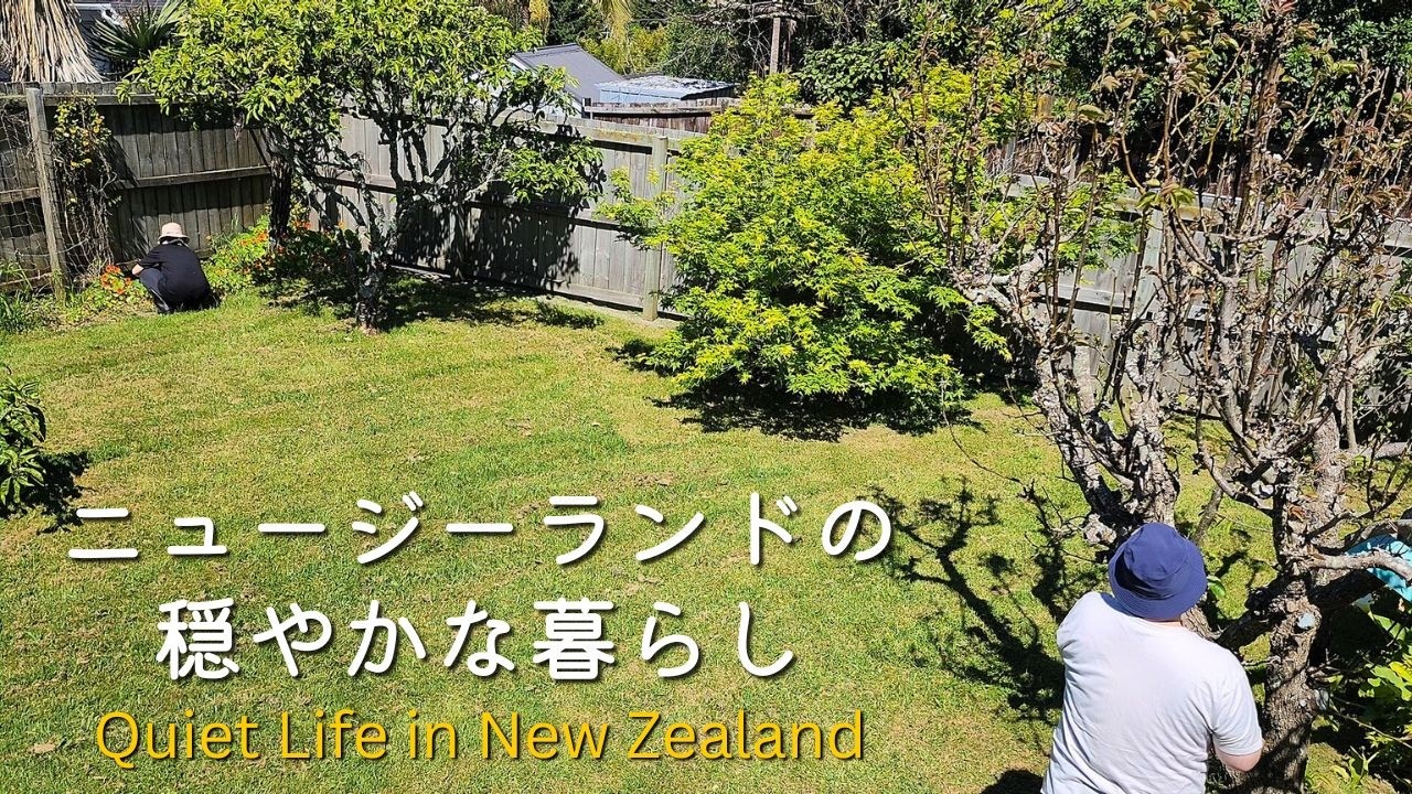 ニュージーランド暮らし🥝 気分スッキリ！庭とバルコニーの春の大掃除 | レモネード