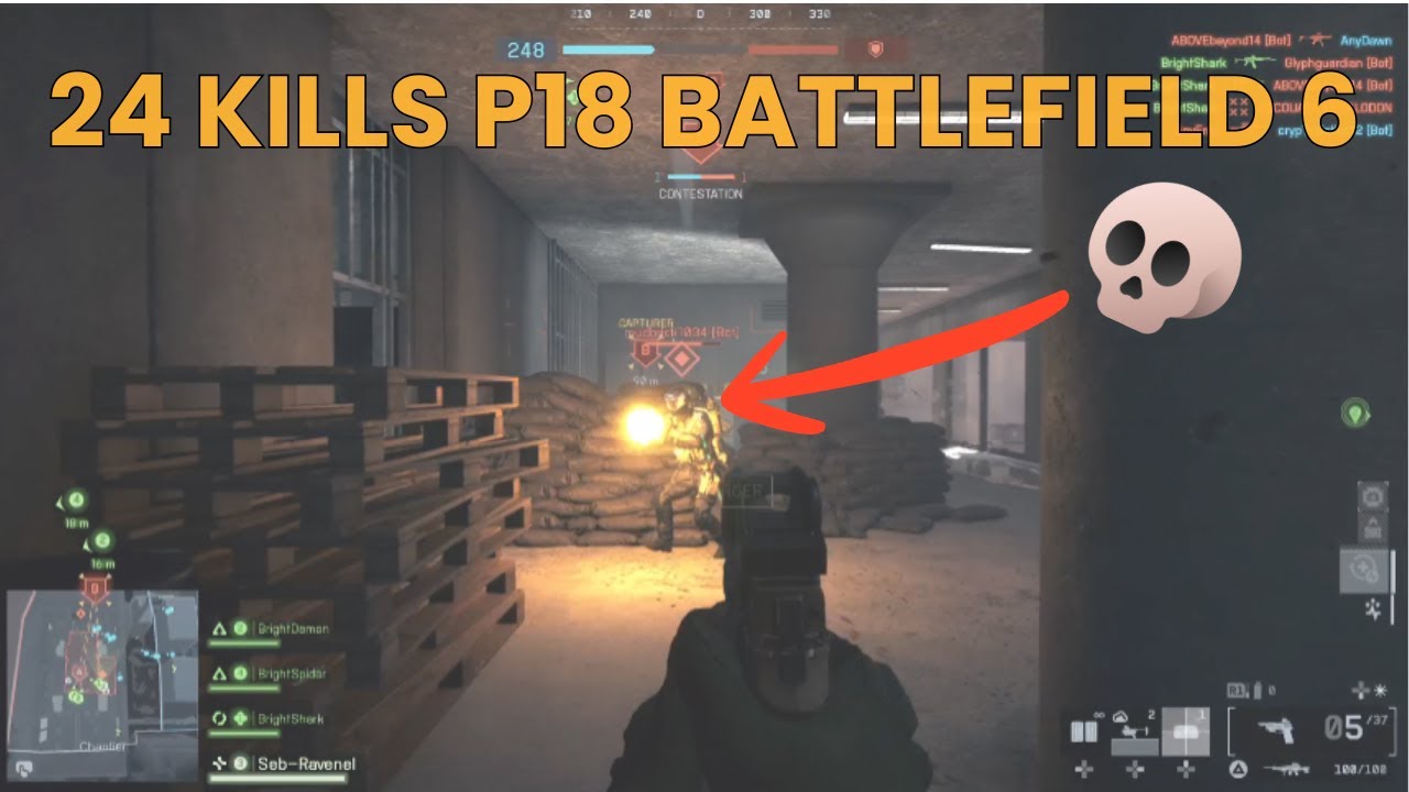 24 KILL with P18 BATTLEFIELD 6 Gameplay no commentary #3