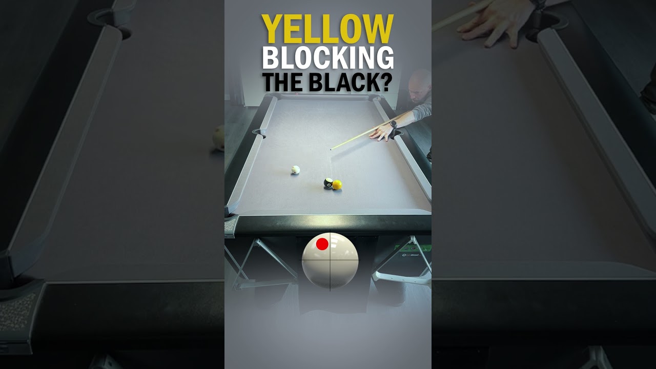Yellow Blocking The Black? #poolschool