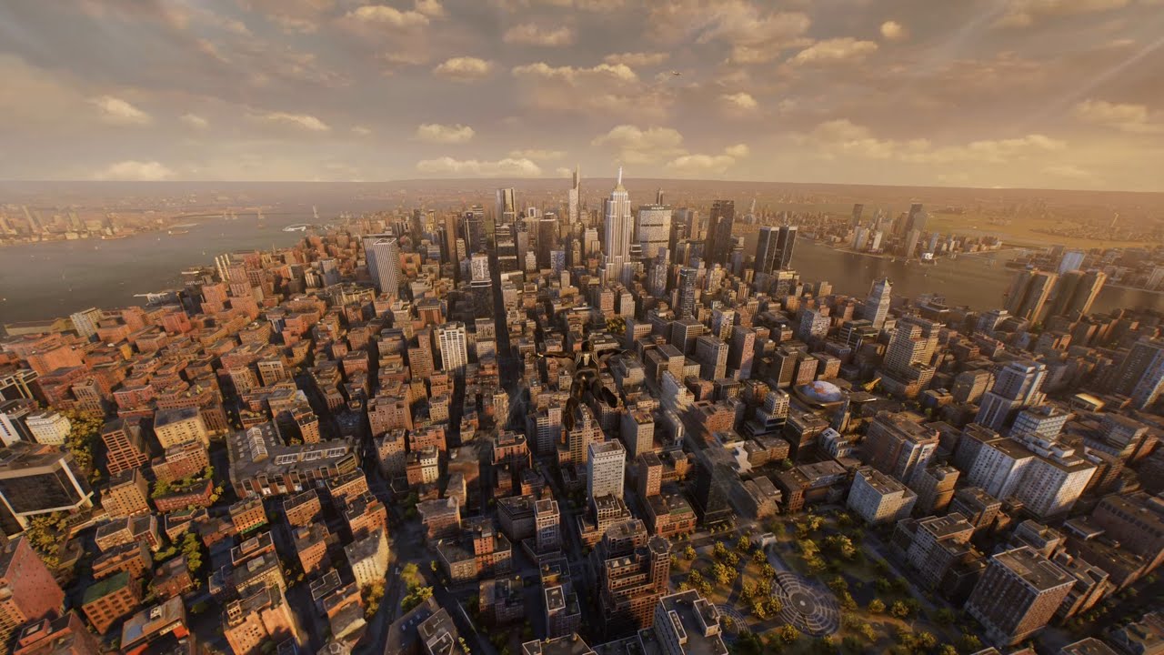 Spider-Man 2 | Black Suit Sunset Free Roam (No HUD – PS5 Cinematic)