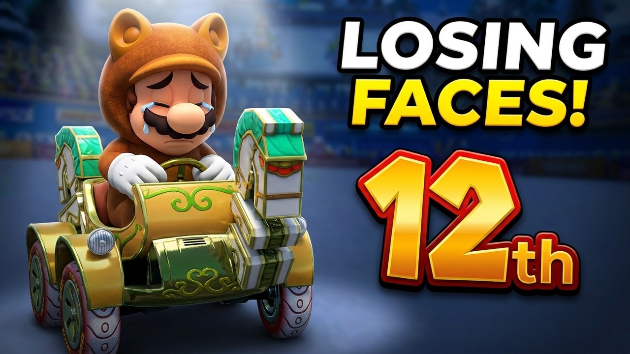 Every Character's Losing Animation with Prancer Kart | Mario Kart 8 Deluxe
