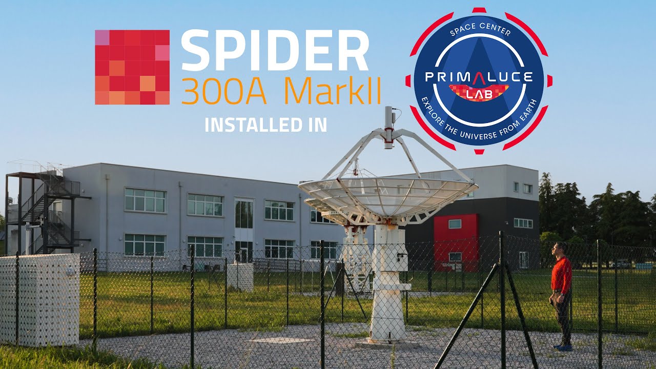 SPIDER 300A MarkII radio telescope for radio astronomy installed in PL Space Center