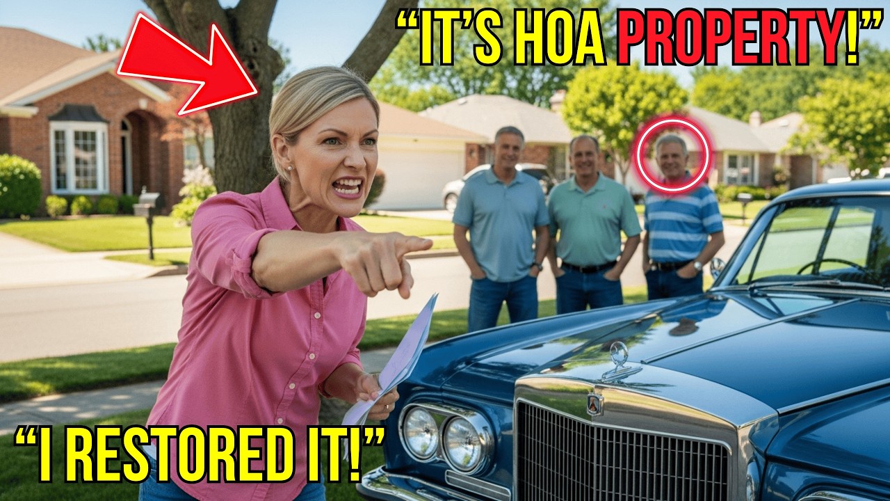 I Restored a Broken Rolls Royce Silver Cloud Next to My Neighbor—HOA Karen Tried to Claim It! en