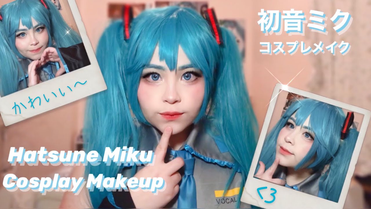 HATSUNE MIKU COSPLAY MAKEUP 初音ミクメイク| TUTORIAL