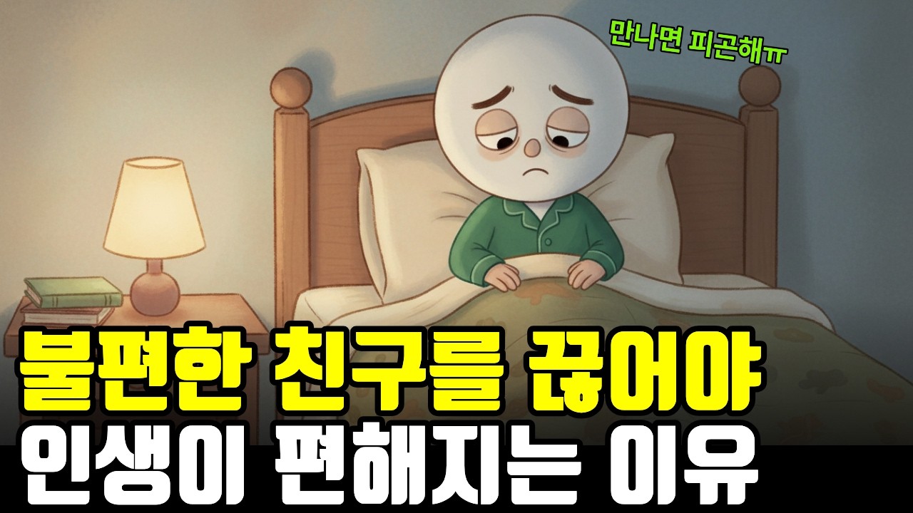 가까이 하면 독이 되는 관계, 친구 손절 시그널 5가지. 불편한 친구를 멀리하세요~