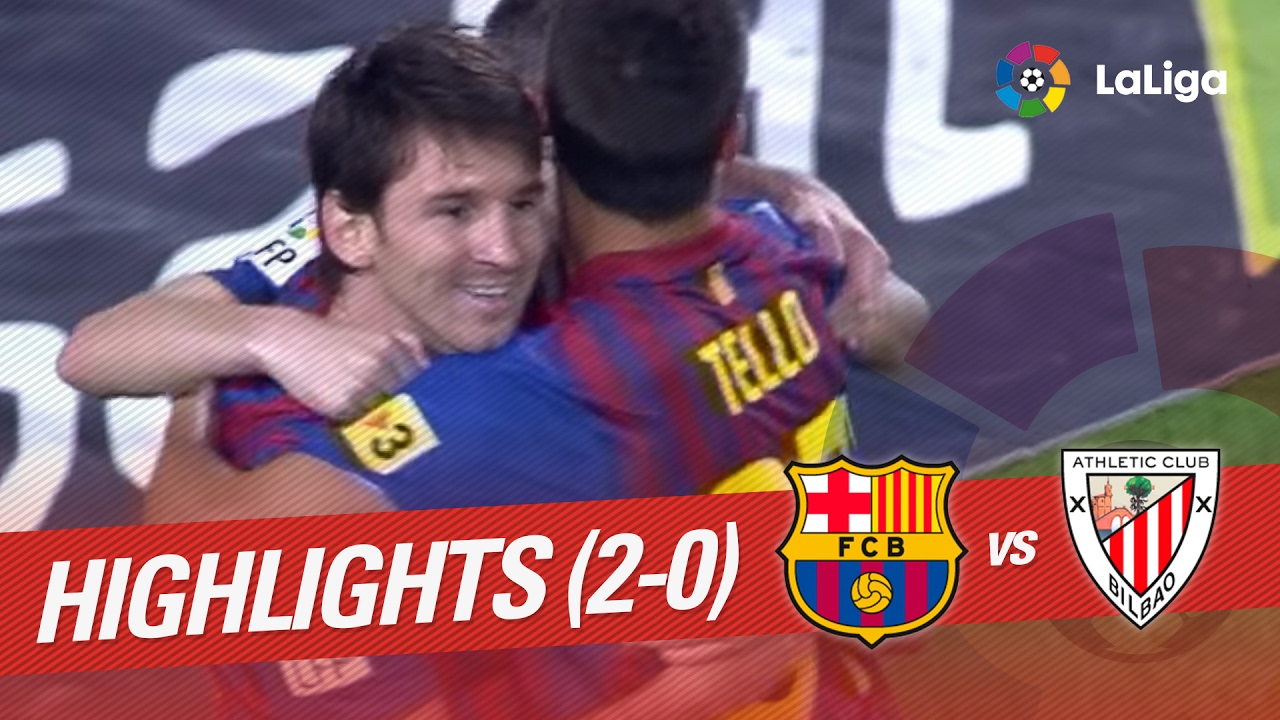 Resumen de FC Barcelona vs Athletic Club (2-0) 2011/2012