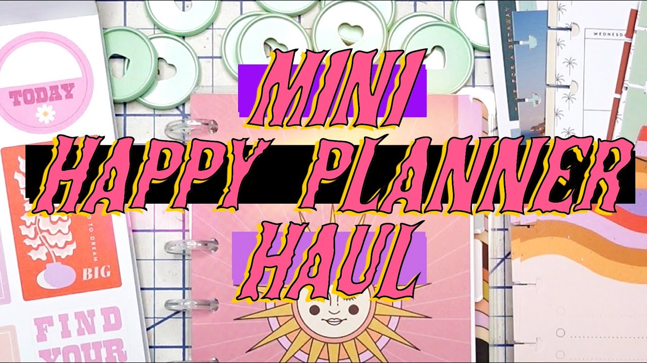 Mini Happy Planner Haul (I've got an idea...) 🏃&zwj;♀️