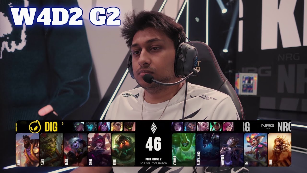 DIG vs NRG | Week 4 Day 2 S14 LCS Spring 2024 | Dignitas vs NRG W4D2 Full Game
